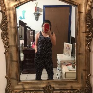 Blue Floral Jumpsuit